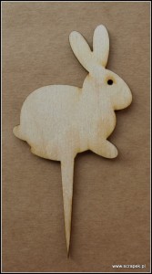 Zajączek ze sklejki