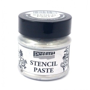 Pasta do szablonów Srebrna metaliczna