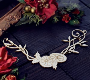 Tekturka Ornament z bakaliami