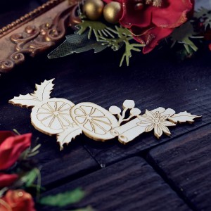 Tekturka Ornament z bakaliami 02