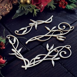 Tekturka Jemioła ornamenty