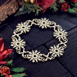 Tekturka Ramka Pada Śnieg