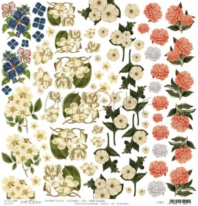 Papier Wild Garden Kwiatki 08