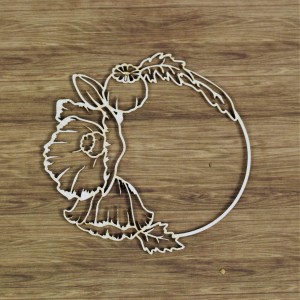 Tekturka Makowa ramka 02