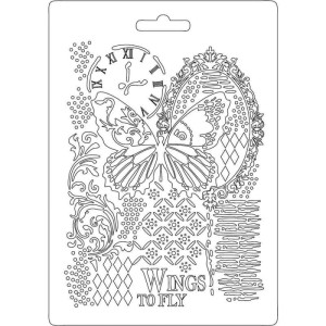 Foremka Tekstura Motyl Mixmedia