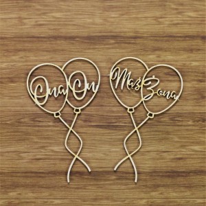 Tekturka Balony ślubne