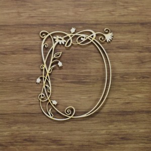 Tekturka Ramka Wiosna owal