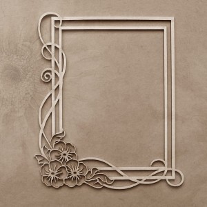 Tekturka Ramka "Flora-prostokatna"