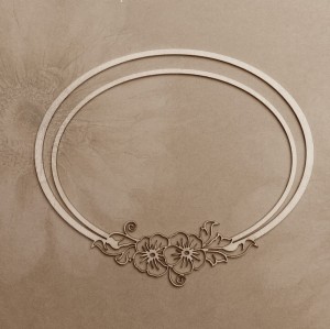 Tekturka Ramka "Flora owalna 2"