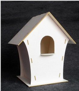 Tekturka 3D Budka dla ptaszków