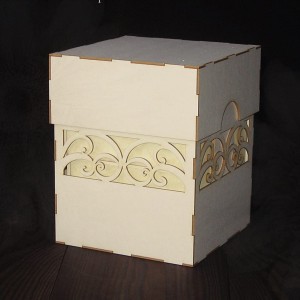 Pudełko na exploding box ażur