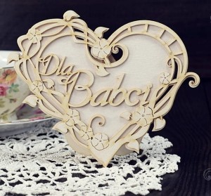 Tekturka 3D Dla Babci na podstawce