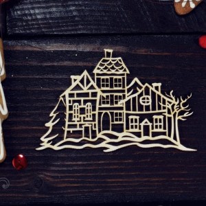 Tekturka Zimowe miasteczko 