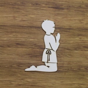 Tekturka Komunia Św."Klęczący chłopczyk"