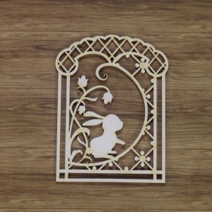 Tekturka Ramka Richelieu z zajączkiem