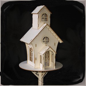 Tekturka 3D Domek na "kurzej łapce"