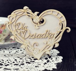 Tekturka 3D Dla Dziadka na podstawce 