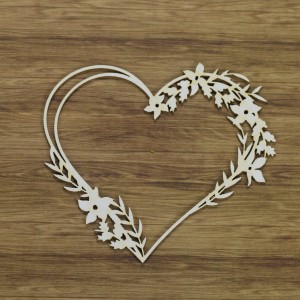 Tekturka Serce Flower