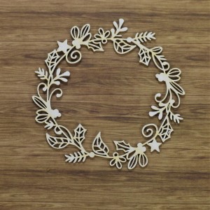 Tekturka Wianek świąteczny