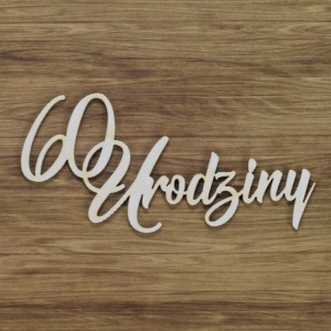 Tekturka 60 Urodziny