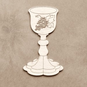 Tekturka Kielich z winogronem grawer