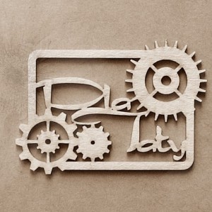 Tekturka Dla Taty "Zębatki"