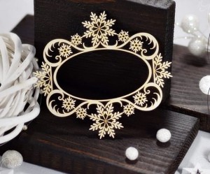 Tekturka Ramka Kraina Lodu