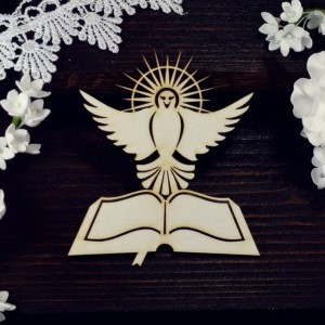 Tekturka Duch Święty nad biblią