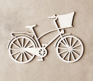 Tekturka Rower z koszykiem