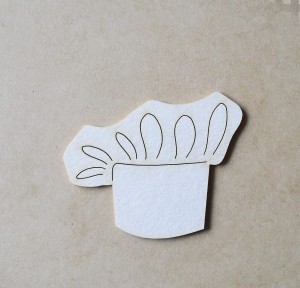 Tekturka Czapka kucharska