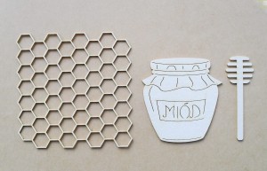 Tekturka Miodowy komplet