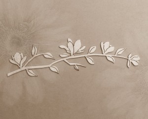 Tekturka Gałązka magnolii