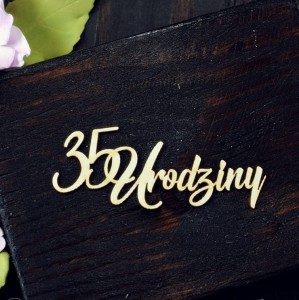 Tekturka 35 Urodziny