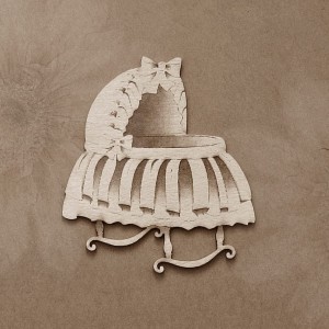 Tekturka Kołyska grawerowana