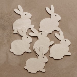 Tekturka Zajączki zestaw 02