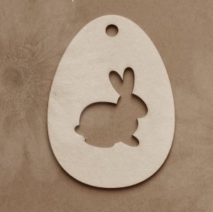 Tekturka Zawieszka z zajączkiem