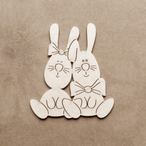 Tekturka Rodzina zajączków