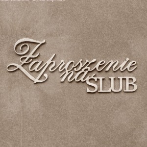 Tekturka Zaproszenie na ślub