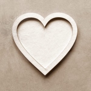 Tekturka 3D Shaker box Serce