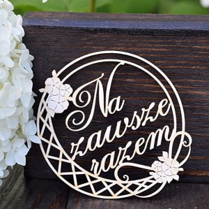 Tekturka Na zawsze razem w ramce