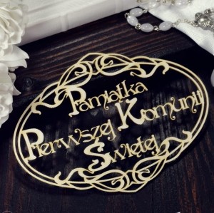 Tekturka Pamiątka I Komunii Św. ramka