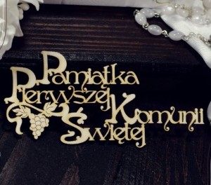 Tekturka Pamiątka I Komunii Świętej