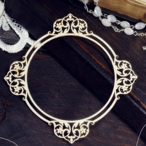 Tekturka Ramka Wiosna okrągła