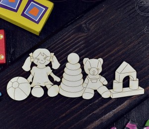 Tekturka Zabawki banerek