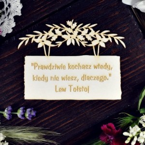 Tekturka Prawdziwie kochasz...