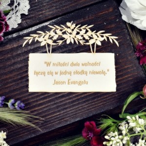 Tekturka W miłości dwie wolności...