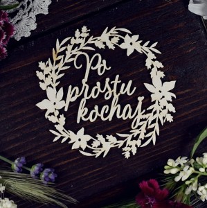 Tekturka Po prostu kochaj...