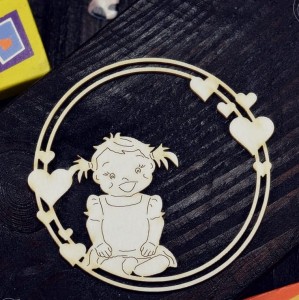 Tekturka Skrapinka w ramce