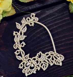 Tekturka 2D  Okienko w kwiatach 