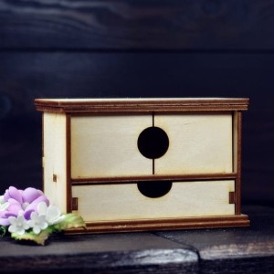 Cabinet with a drawer